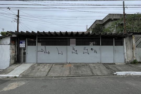 Fachada + Placa de casa para alugar com 2 quartos, 120m² em Jardim Santana, São Paulo