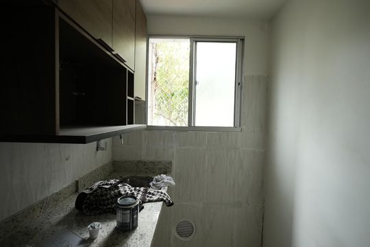 Área de Serviço de apartamento para alugar com 1 quarto, 42m² em Utinga, Santo André