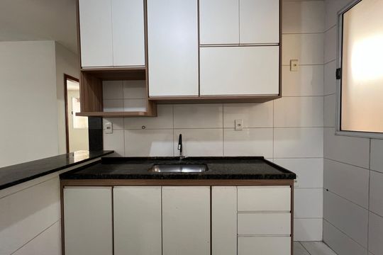 Cozinha de casa para alugar com 2 quartos, 48m² em Bom Sossego, Ribeirão das Neves