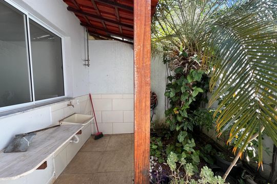 Área de Serviço de casa para alugar com 2 quartos, 48m² em Bom Sossego, Ribeirão das Neves