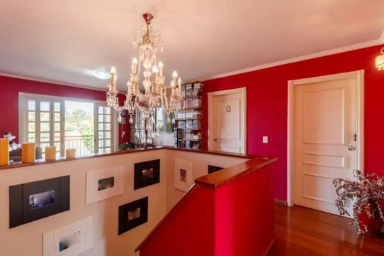 Sala de casa de condomínio para alugar com 5 quartos, 375m² em Morada dos Pinheiros (Aldeia da Serra), Barueri