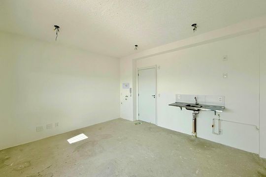 Sala de apartamento à venda com 1 quarto, 42m² em Brooklin, São Paulo