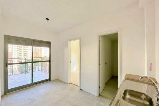 Sala de apartamento à venda com 2 quartos, 42m² em Brooklin, São Paulo
