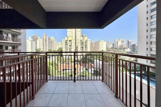 Sacada de apartamento à venda com 2 quartos, 41m² em Brooklin, São Paulo