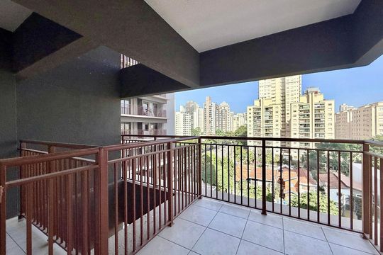 Sacada de apartamento à venda com 1 quarto, 39m² em Brooklin, São Paulo