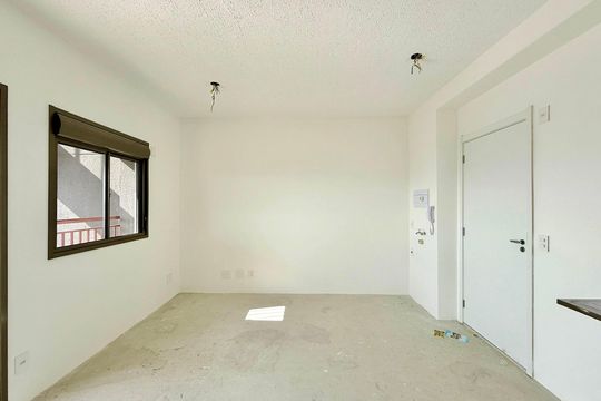 Sala de apartamento à venda com 1 quarto, 42m² em Brooklin, São Paulo