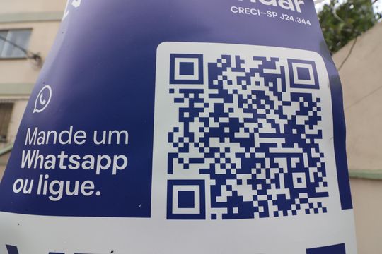 QR CODE  de apartamento à venda com 1 quarto, 72m² em Vila Euclides, São Bernardo do Campo