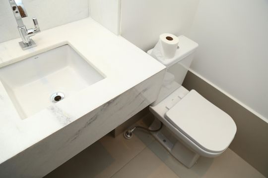 Banheiro 1 de apartamento para alugar com 2 quartos, 88m² em Setor Marista, Goiânia