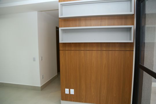 Detalhe da Sala de apartamento para alugar com 2 quartos, 88m² em Setor Marista, Goiânia