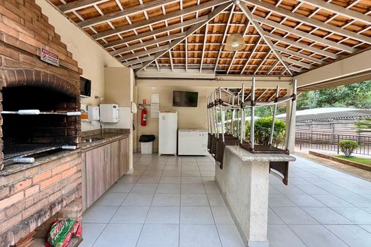 Área comum - Churrasqueira de apartamento à venda com 3 quartos, 60m² em Jardim Nova Europa, Campinas