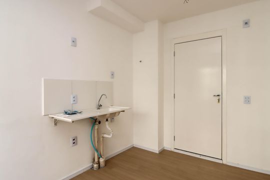 Sala  de apartamento à venda com 1 quarto, 25m² em Vila Andrade, São Paulo