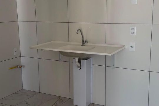 Cozinha de apartamento para alugar com 2 quartos, 49m² em Brás, São Paulo