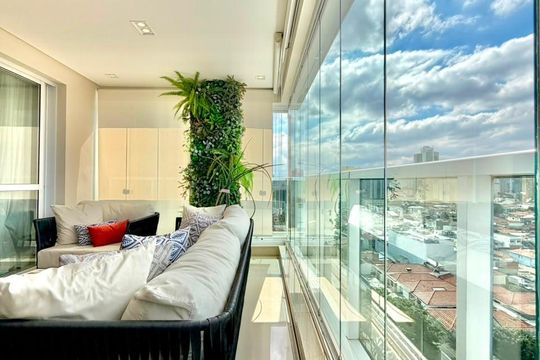 Varanda de apartamento à venda com 3 quartos, 165m² em Tatuapé, São Paulo