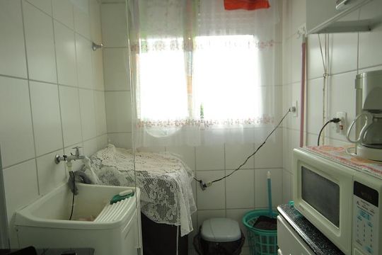 Área de Serviço  de apartamento à venda com 2 quartos, 52m² em Montanhão, São Bernardo do Campo