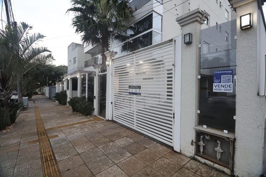 Fachada/Placa de apartamento à venda com 3 quartos, 125m² em Marechal Rondon, Canoas