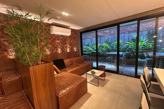 Área comum de apartamento para alugar com 1 quarto, 50m² em Laranjeiras, Rio de Janeiro