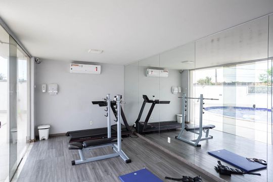 Área comum - Academia de apartamento para alugar com 3 quartos, 85m² em Bandeirantes (pampulha), Belo Horizonte