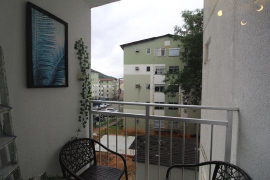 Sala - Varanda de apartamento à venda com 2 quartos, 50m² em Jacarepaguá, Rio de Janeiro