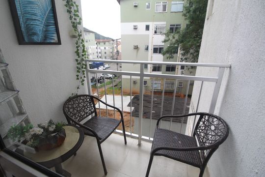 Sala - Varanda de apartamento à venda com 2 quartos, 50m² em Jacarepaguá, Rio de Janeiro