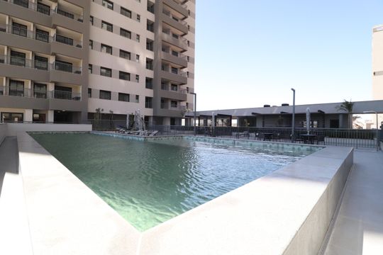 Área comum - Piscina de apartamento para alugar com 3 quartos, 110m² em Jardim Sul, Uberlândia
