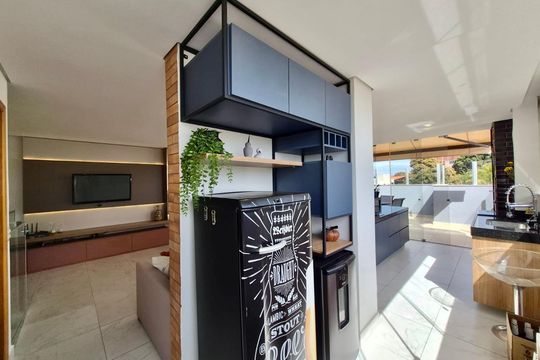 Área Gourmet de apartamento à venda com 3 quartos, 168m² em Jardim America, Belo Horizonte