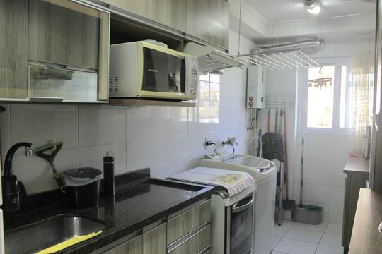 Cozinha  de apartamento para alugar com 2 quartos, 60m² em Jardim Nova Taboao, Guarulhos