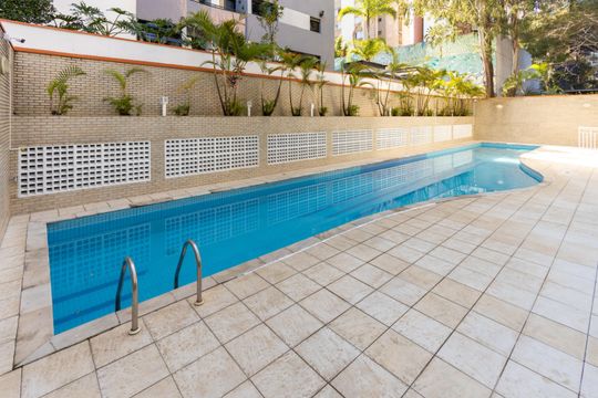 Piscina de apartamento para alugar com 1 quarto, 30m² em Jardim Paulista, São Paulo