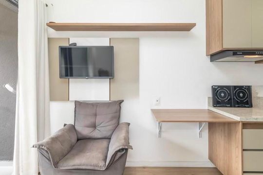 Sala de kitnet/studio à venda com 1 quarto, 26m² em Vila Cordeiro, São Paulo