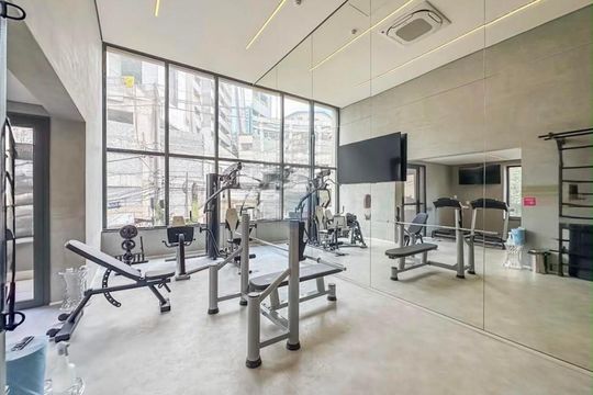 Área externa de kitnet/studio à venda com 1 quarto, 26m² em Vila Cordeiro, São Paulo