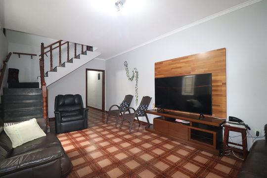 Sala de casa para alugar com 3 quartos, 250m² em Vila Assunção, Santo André
