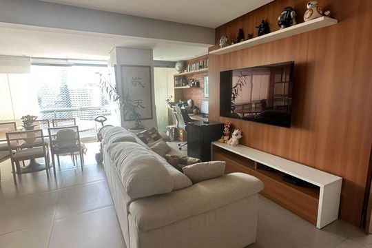 Sala de apartamento à venda com 2 quartos, 93m² em Chácara Santo Antônio (Zona Sul), São Paulo