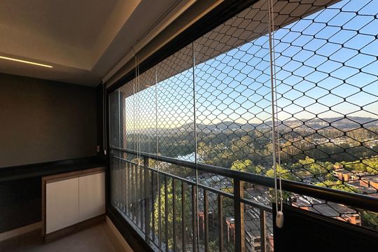 Varanda da Sala de apartamento para alugar com 2 quartos, 64m² em Alphaville Empresarial, Barueri