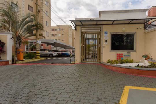 Fachada do Condomínio de apartamento para alugar com 2 quartos, 48m² em Loteamento Parque São Martinho, Campinas