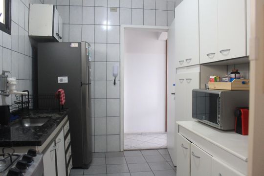 Cozinha de apartamento para alugar com 3 quartos, 79m² em Fundação, São Caetano do Sul