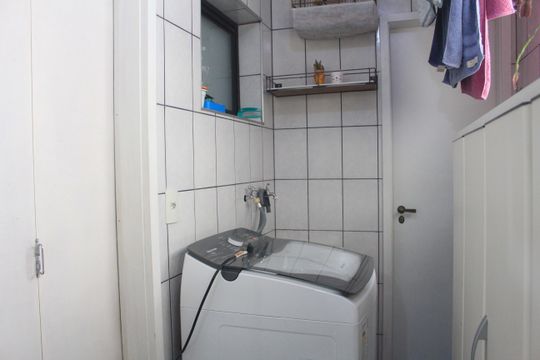 Área de Serviço de apartamento para alugar com 3 quartos, 79m² em Fundação, São Caetano do Sul