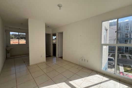 Sala de apartamento para alugar com 2 quartos, 45m² em Caiapos, Contagem