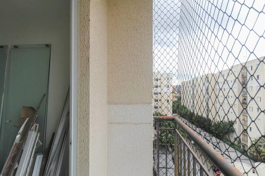 Varanda da Sala de apartamento à venda com 2 quartos, 46m² em Vila Mendes, São Paulo