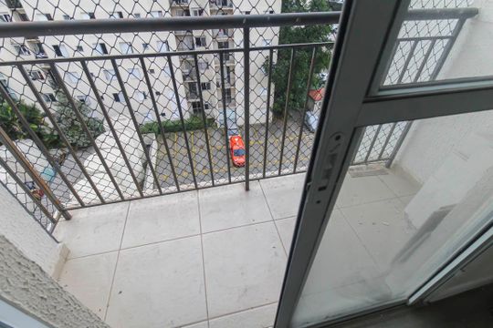 Varanda da Sala de apartamento à venda com 2 quartos, 46m² em Vila Mendes, São Paulo
