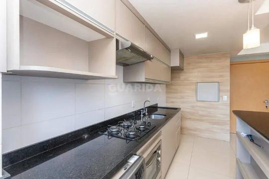 Cozinha de apartamento para alugar com 2 quartos, 55m² em Teresópolis, Porto Alegre