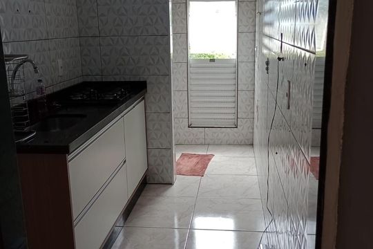 Cozinha de apartamento para alugar com 2 quartos, 42m² em Jardim Bonifacio, São Paulo