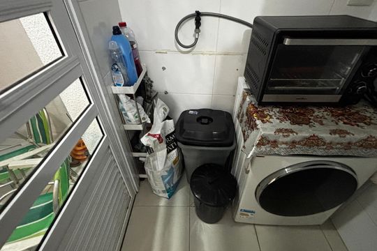 Área de Serviço de apartamento à venda com 2 quartos, 50m² em Vila Vitória, Santo André