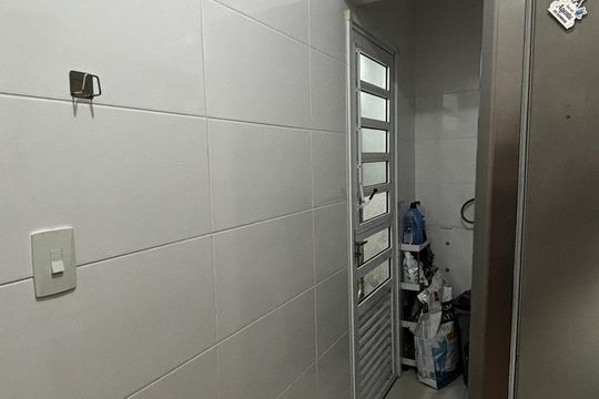 Cozinha de apartamento à venda com 2 quartos, 50m² em Vila Vitória, Santo André