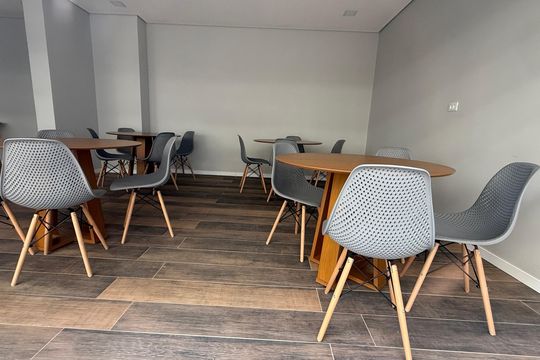 Área externa de apartamento para alugar com 1 quarto, 33m² em Portal do Morumbi, São Paulo