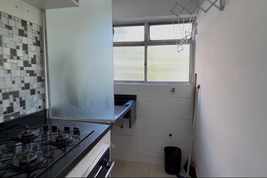 Área de serviço  de apartamento à venda com 2 quartos, 46m² em Taquara, Rio de Janeiro