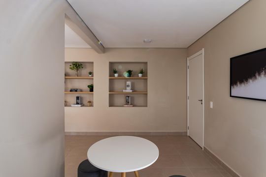 Área comum de apartamento para alugar com 2 quartos, 33m² em Várzea da Barra Funda, São Paulo
