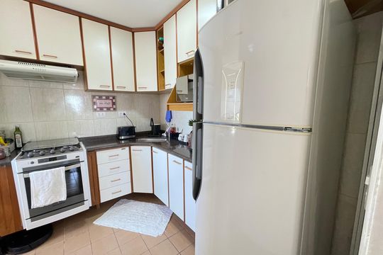 Cozinha de apartamento à venda com 2 quartos, 52m² em Jaguaré, São Paulo