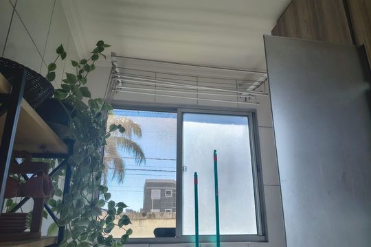 Área de serviço de apartamento à venda com 2 quartos, 49m² em Recanto Quarto Centenario, Jundiaí