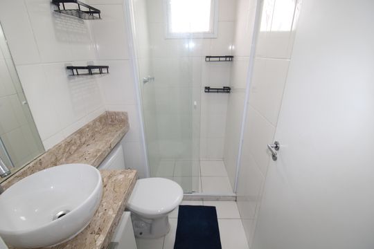 Banheiro de apartamento para alugar com 2 quartos, 42m² em Vila Nova Cachoeirinha, São Paulo