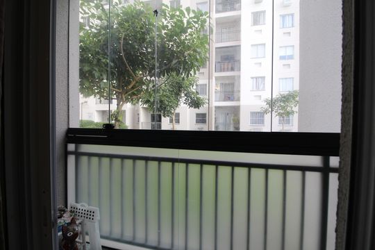 Varanda da Sala de kitnet/studio à venda com 1 quarto, 68m² em Anil, Rio de Janeiro