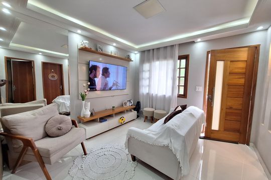 Casa de Condomínio para alugar com 2 quartos, 52m² em Chácaras Arcampo, Duque de Caxias